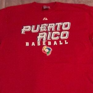 #51 Bernie Williams Puerto Rico World Baseball Classic T-Shirt